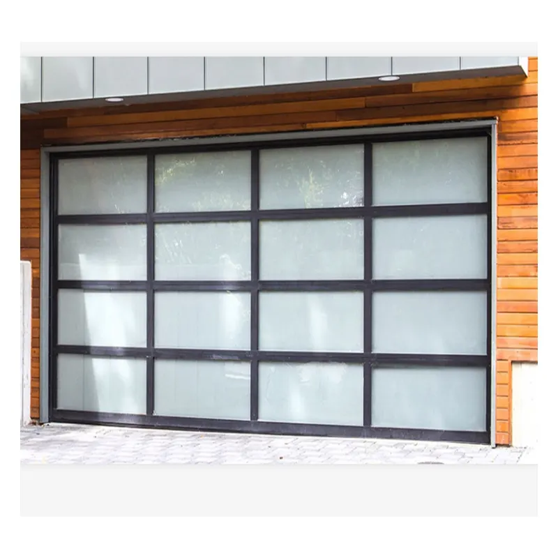 double panel garage glass sliding door cost price