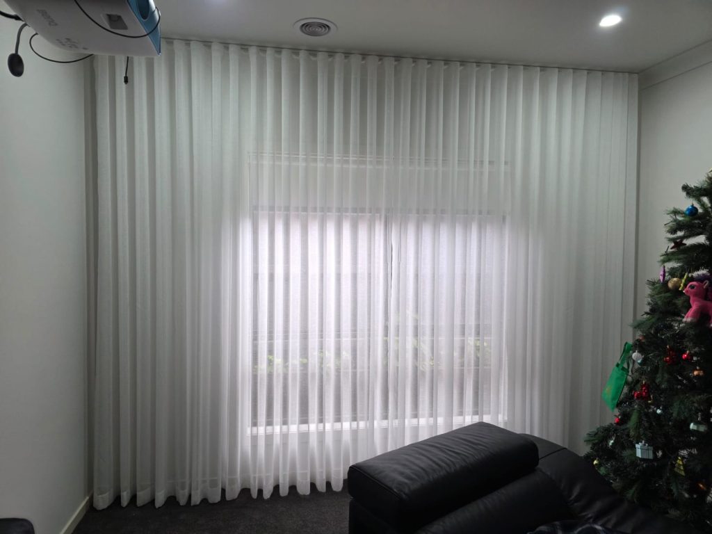 sheer curtains drapes & ceiling railing installation melbourne