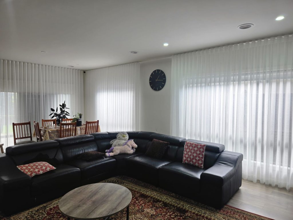sheer curtains drapes & ceiling railing installation melbourne